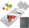 Fzcllmy Titanium Cutting Board-Pure Titanium Cutting Boards For KitchenDouble-Sided Metal Cutting Board with