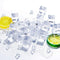 50 Pcs 20mm Clear Fake Ice Acrylic Decorative Ice Cubes for Home Decoration, Wedding Centerpieces