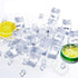 50 Pcs 20mm Clear Fake Ice Acrylic Decorative Ice Cubes for Home Decoration, Wedding Centerpieces