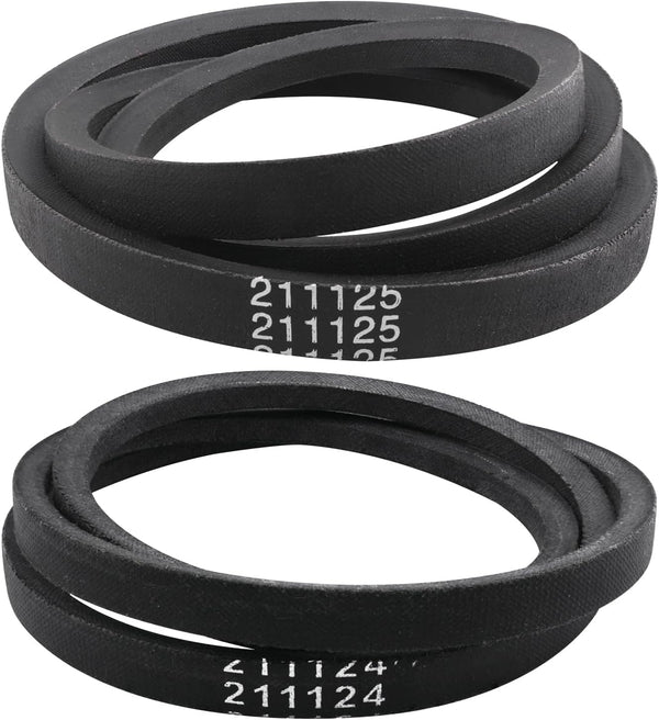 12112425 Washer Belt Kit 211124 211125, Belt Replacement Part Compatible with Maytag Whirlpool Washing Machine,
