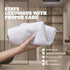 12 Pack 600 100% 12x12 Inches Wealuxe White Washcloths - GSM Ring-Spun Cotton Wash Cloths for Showering, Highly