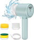 Electric Spin Scrubber, Folding Rechargeable Cleaning Brush for Bathroom with 3 Replaceable Brush Heads