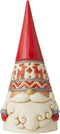 Enesco Jim Shore Heartwood Creek Nordic Noel Reindeer Hat Gnome Figurine, 5.12 Inch, Multicolor