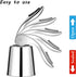 Wine Stoppers Set of 2, Stainless Steel Wine Bottle Stopper with Silicone Seal, Reusable Beverage Preserver