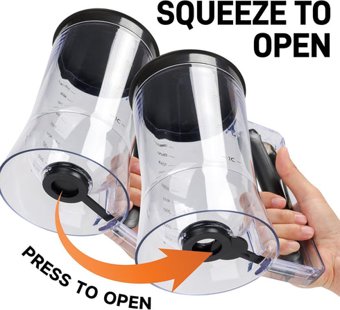 Fungyand Pancake Batter Dispenser - 4 Cups Complete Set with Muffin Rings, Spatula, Ideal Baking Tools for Pancakes