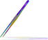 Cynamed 10” Kitchen Premium Tongs Tweezers, Stainless Steel with Precision Serrated Tips (Rainbow)