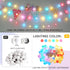 33ft 100 suddus Easter Lights Plug in, Led USB Pastel String Lights with Timer, Globe String Lights Indoor