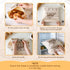 Ministrouetion 2 Packs Beeswax Bread Bags for Homemade Bread, XL Reusable Cotton Linen Sourdough Bread Bags to Keep