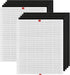 Improvedhand C545 Replacement Filter S for Winix C545 Air Purifier, 2 Pack H13 True Filter and 8 Activated Carbon