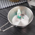 2Pcs Makgeolli Bowls, 304 Stainless Steel Korean Traditional Round Rice Bowl, Small, Silver