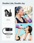 BUZIO 40oz Insulated Water Bottle, Stainless Steel Double Wall Flask, Leak Proof Sports Jug with Straw Lid