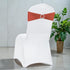 25 VDS - Terracotta | Spandex Chair Sashes Bows | PCS | Stretch Elastic Banquet Universal Folding Chair Band Tie