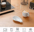 ONTUBE Ceramic Spoon Rests Set of 4, Porcelain Sauce Dish for Cooking Spoons, 6.5 Inch (White)