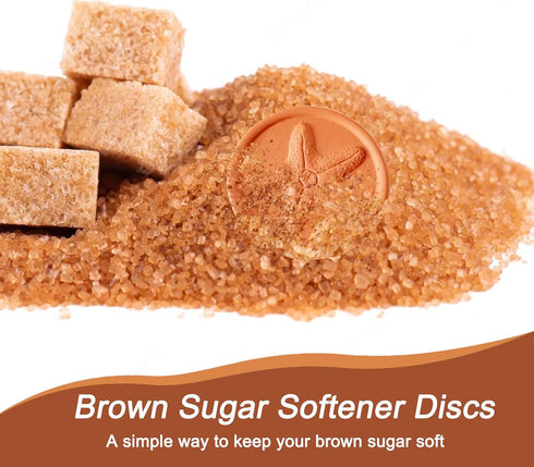 dgudgu 6 Hummingbird, Pcs Brown Sugar Keeper Terracotta Brown Sugar Saver Terra Cotta Disc Saver And Softener Disc
