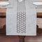 ARTABLE Farmhouse Rectangle Table Runner, Gray, 16 x 120 Inch, Well-Trimmed Edge for Indoor and Outdoor Dining