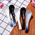 Japanese Soup Spoons Set of 5 Porcelain Soup Spoons Ramen Spoons Asian Wonton Spoons for Ramen Pho Wonton Dumpling, Dishwasher Safe