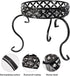 TLBTEK 2Pcs Planter Stand,Metal Round Potted Plant Stands Indoor&Outdoor Multiple ,Modern Flower Pot Stand Holder Rack