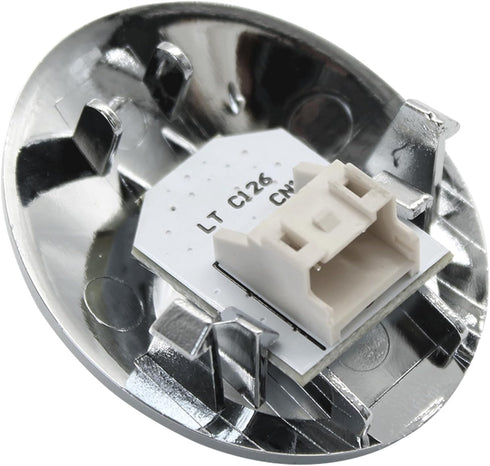 Compatible LED Light Bulb for GE Refrigerator, WR55X11132 WR55X25754, Chrome Color Cover Light Kit