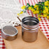 ZUIHUI ect(1 Pack) Powder Sugar Shaker Duster with Lid, Fine Mesh Shaker Powder Cans for baking soda Cocoa Cornstarch