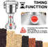 MELVTATA 350g 1500W Grain Grinder Electric Spice Grinder High-Speed Stainless Steel Flour Mill Suitable
