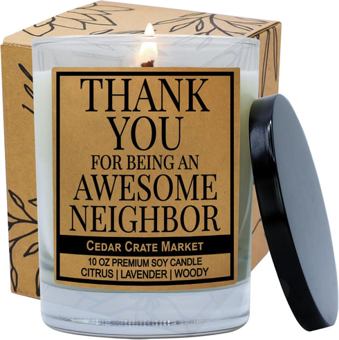 Housewarming Gifts for New Home, Funny Candle Present Ideas for Women, Men Couples, 100% Soy Wax, Made in USA