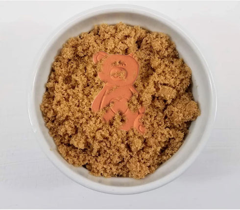 dgudgu 4 PCS Terracotta Brown Sugar Saver Discs Terra Cotta Bear Shaped Brown Sugar Keeper Softener Disc