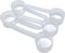 2 Tablespoon Long Handle Scoop for Measuring Coffee, Pet Food, Grains, Spices, Pack of 5 (1/8 Cup | 1 Oz. | 29.6 mL)