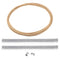 House2Home Upholstery Stay Wire for Sofa Furniture Springs, 40ft with 80 Clips, 16 Gauge Paper Wrapped Wire