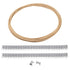 House2Home Upholstery Stay Wire for Sofa Furniture Springs, 40ft with 80 Clips, 16 Gauge Paper Wrapped Wire