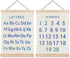 Supwhd Classroom Wall Decor, Numbers and Alphabet Educational Wall Art Poster, Alphabet