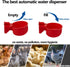 24 Pack 5 Chicken Waterer Cups Automatic Chicken Water Cups for Poultry LANARP Float Style Gravity Chicken Watering