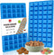 Walfos Square Silicone Molds, Non-Stick Dog Treat Molds for Baking and Freezing, 2 Packs for Puppy Treats