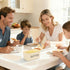 Piunaoa Countertop, White Butter Dish with Lid & Knife - Food-Grade Plastic Container, Large Capacity Holder