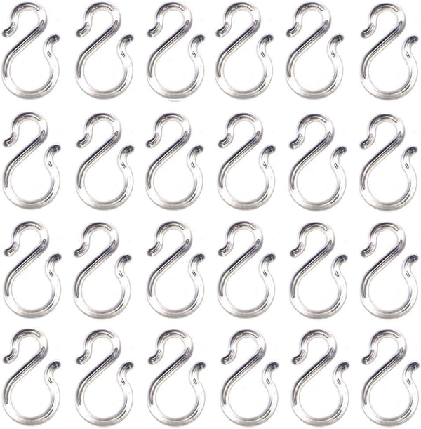 24PCS 1.7Inch Clear Plastic Punch Bowl Cup with S Hooks