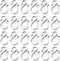 24PCS 1.7Inch Clear Plastic Punch Bowl Cup with S Hooks