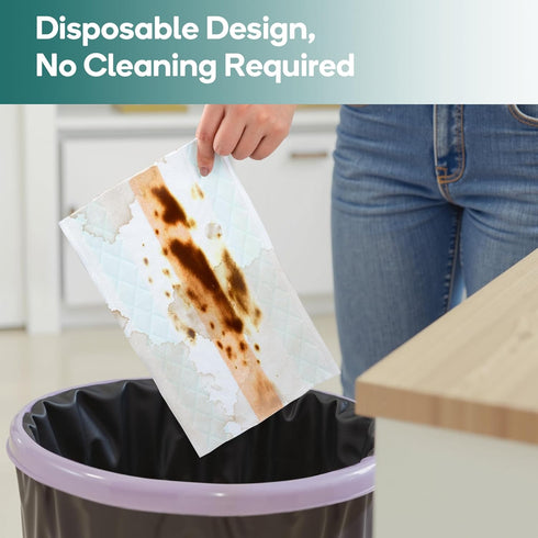 48 NB602N Newbealer PCS Disposable Mop Pads for Steam Mop, Floor Cleaning Pads, Mopping Cloth Refills for Multi-Surface