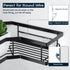 AKTECKE Shower Caddy Adhesive Replacement, No Drilling Transparent Adhesive Wall Hooks for Corner Shower Organizer