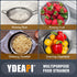 Ydeapi 6.3" Fine Mesh Strainer with Handle, Metal Food Strainers for Kitchen, Sieve Fine Mesh Stainless Steel for Rice