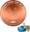 HAEZU Copper Disk for Chicken Water Feeder|4-inch Diameter,0.6mm Thick|99.99% Pure Copper Disc|Automatic Chicken