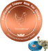 HAEZU Copper Disk for Chicken Water Feeder|4-inch Diameter,0.6mm Thick|99.99% Pure Copper Disc|Automatic Chicken
