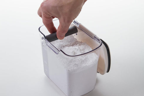 Progressive ProKeeper Airtight Powdered Sugar Storage Container - 1.4 Quart, Grey