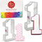 Ann Clark 2-Pc. Cookie Cutter Set, Made in USA, 3.25" & 4.5", Number 1