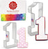 Ann Clark 2-Pc. Cookie Cutter Set, Made in USA, 3.25" & 4.5", Number 1