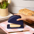 PTB Countertop 2-Piece THE Butter Dish Matte Ceramic Butter Keeper with Lid for Use Round Design for Standard Butter