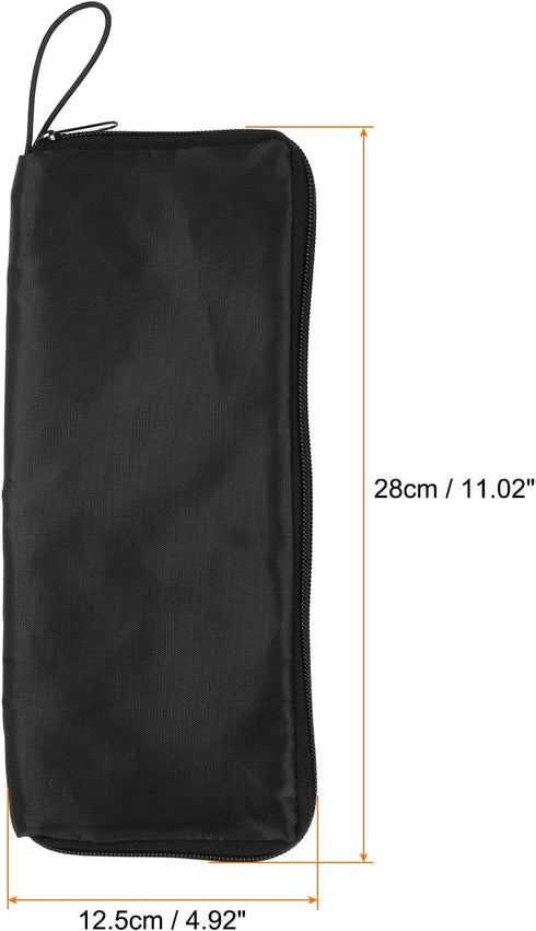 Wet Umbrellas Bag 11"x5" Superfine Fiber Reversible Umbrellas Sleeve Cover Portable Waterproof Case for Storage Carry Travel Home Outdoor, Black