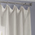HPD Half Price Drapes Linen Sheer Curtains, 84 Inches Long, Gardenia, 50W x 84L, 1 Panel