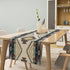 BATPLY Seamless 13x36in x1 Ethnic Aztec Table Runner, Vintage Bohemian Rustic Farmhouse Grey Green Mystic Native Tribal