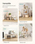 Set 2 Counter UKCS020L01 SONGMICS Cabinet Organizer Shelf, of Kitchen Shelves, Kitchen Storage, Spice Rack, Stackable