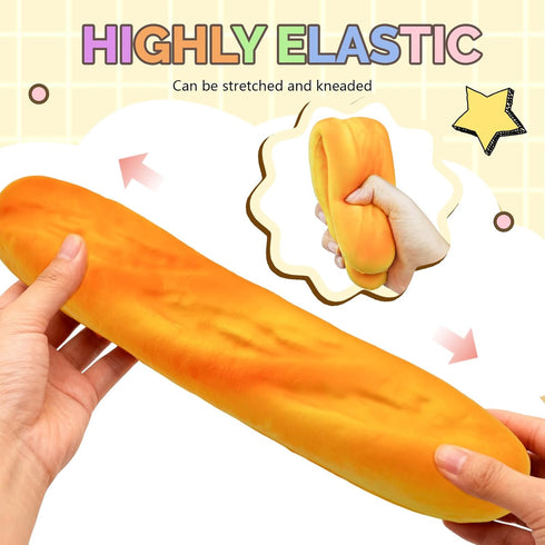 hongliang Lifelike Artificial French Baguette Bread, Fake Long Loaf Simulation Model for Kitchen Window Display, Photo
