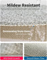 24x24 Non Slip Shower Mat, Comfortable Bath mat for Textured Surface,Quick Drying Easy Cleaning Shower Floor Mat
